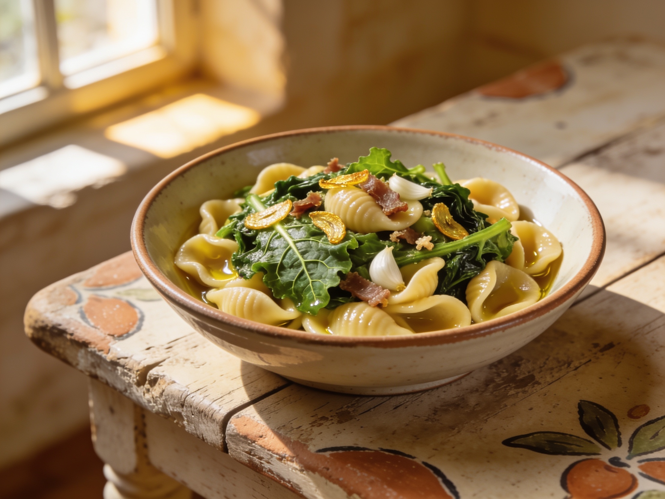 Orecchiette – italienische Spezialität im Food-Foto