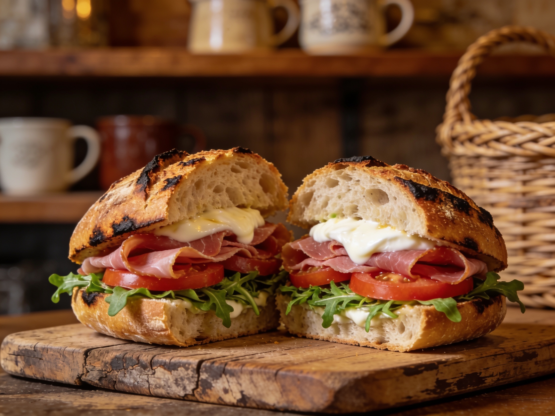 Panino – italienische Spezialität im Food-Foto