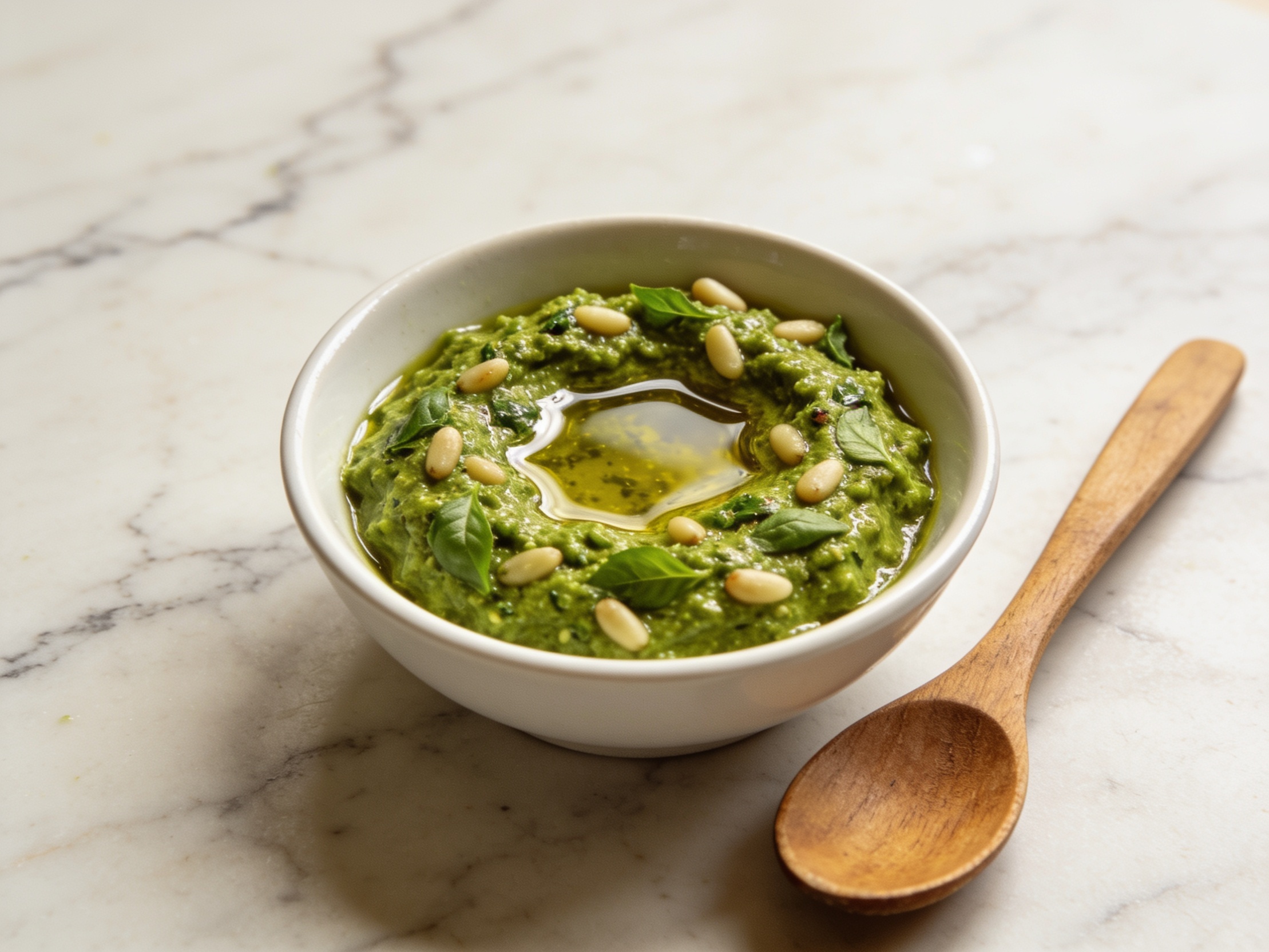 Pesto – italienische Spezialität im Food-Foto