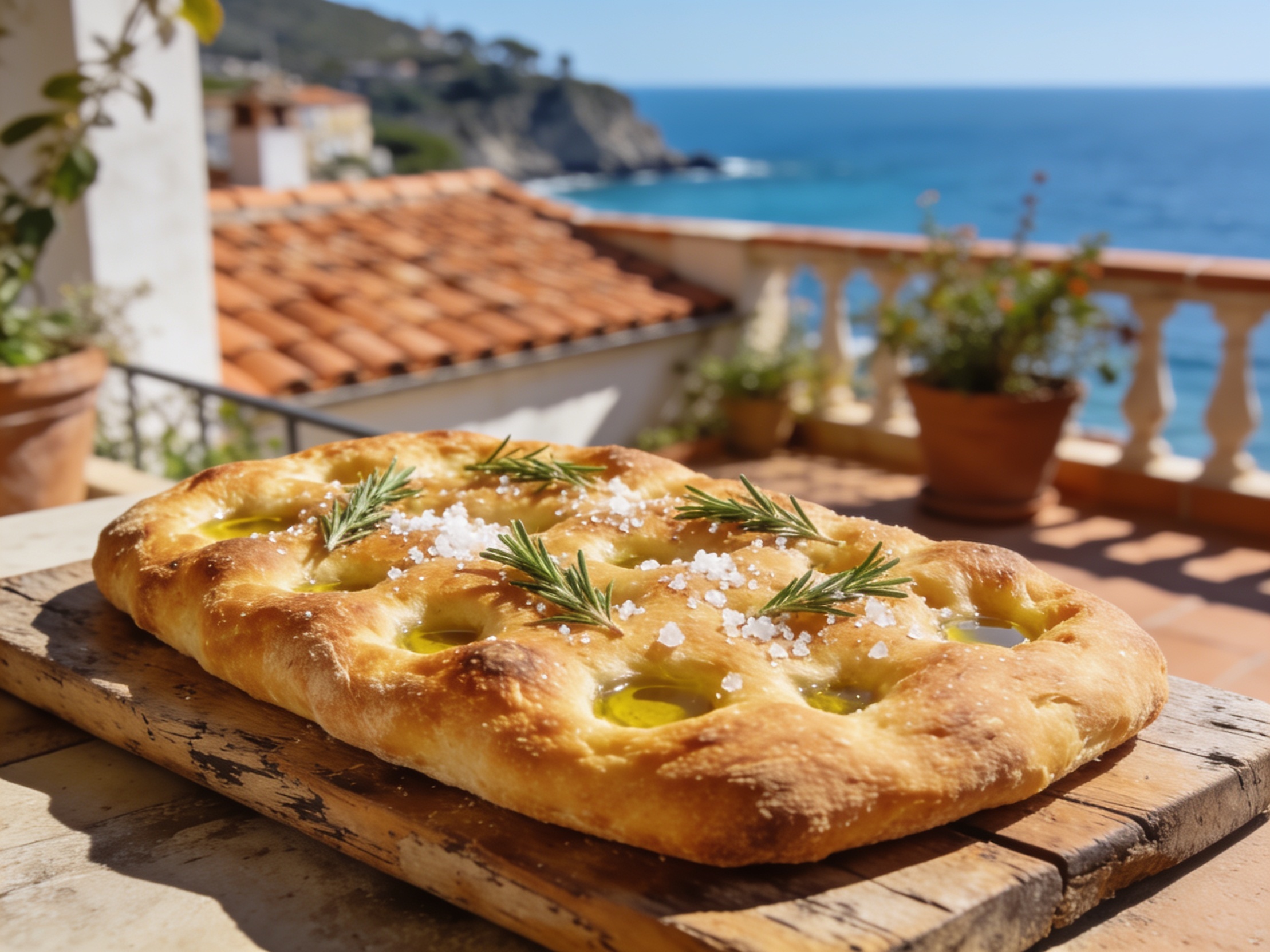 Focaccia – Rezept aus Ligurien
