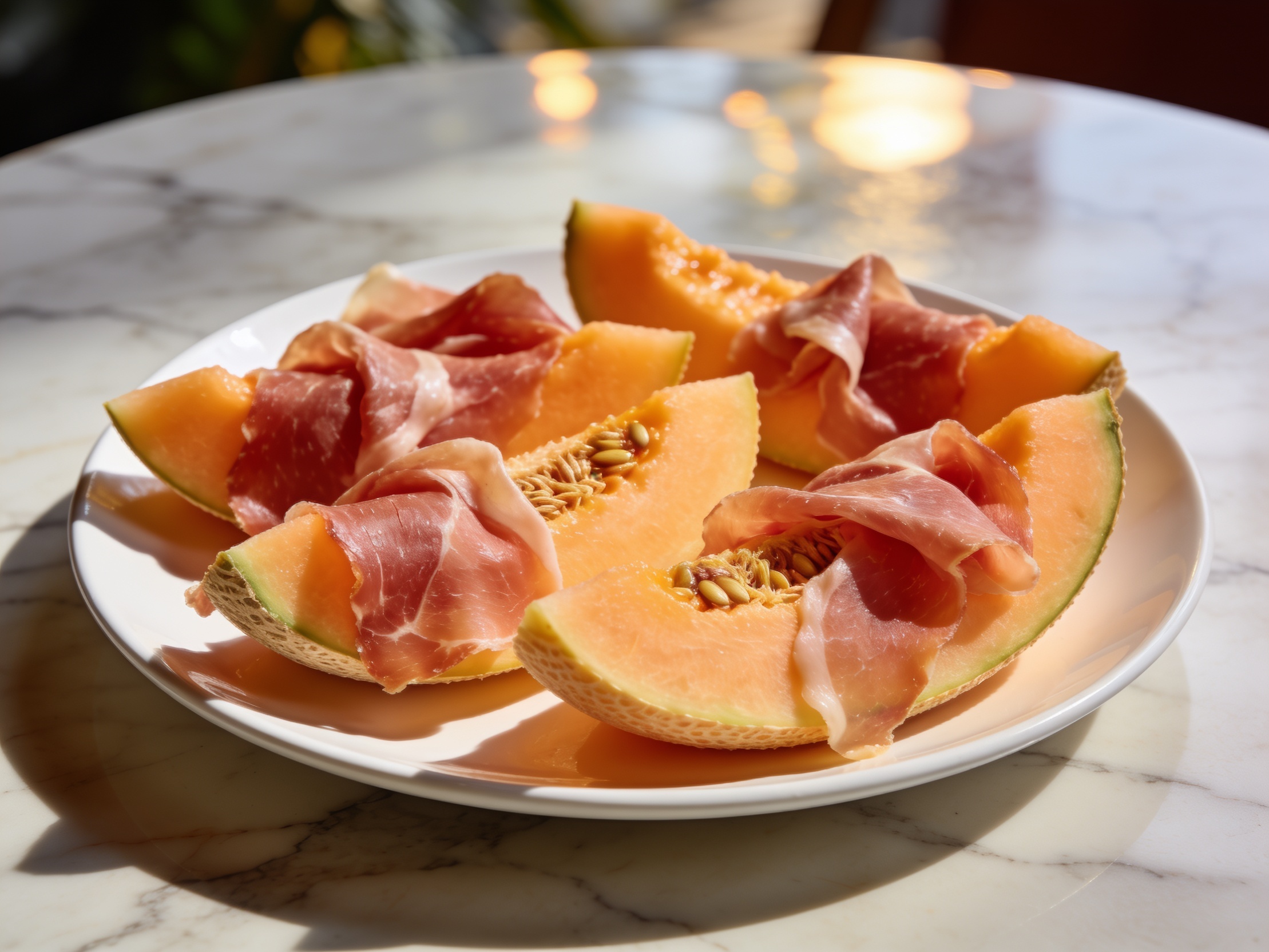 Melone mit schinken – Rezept aus Italien